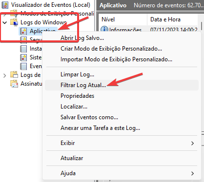 Visualizador de Eventos